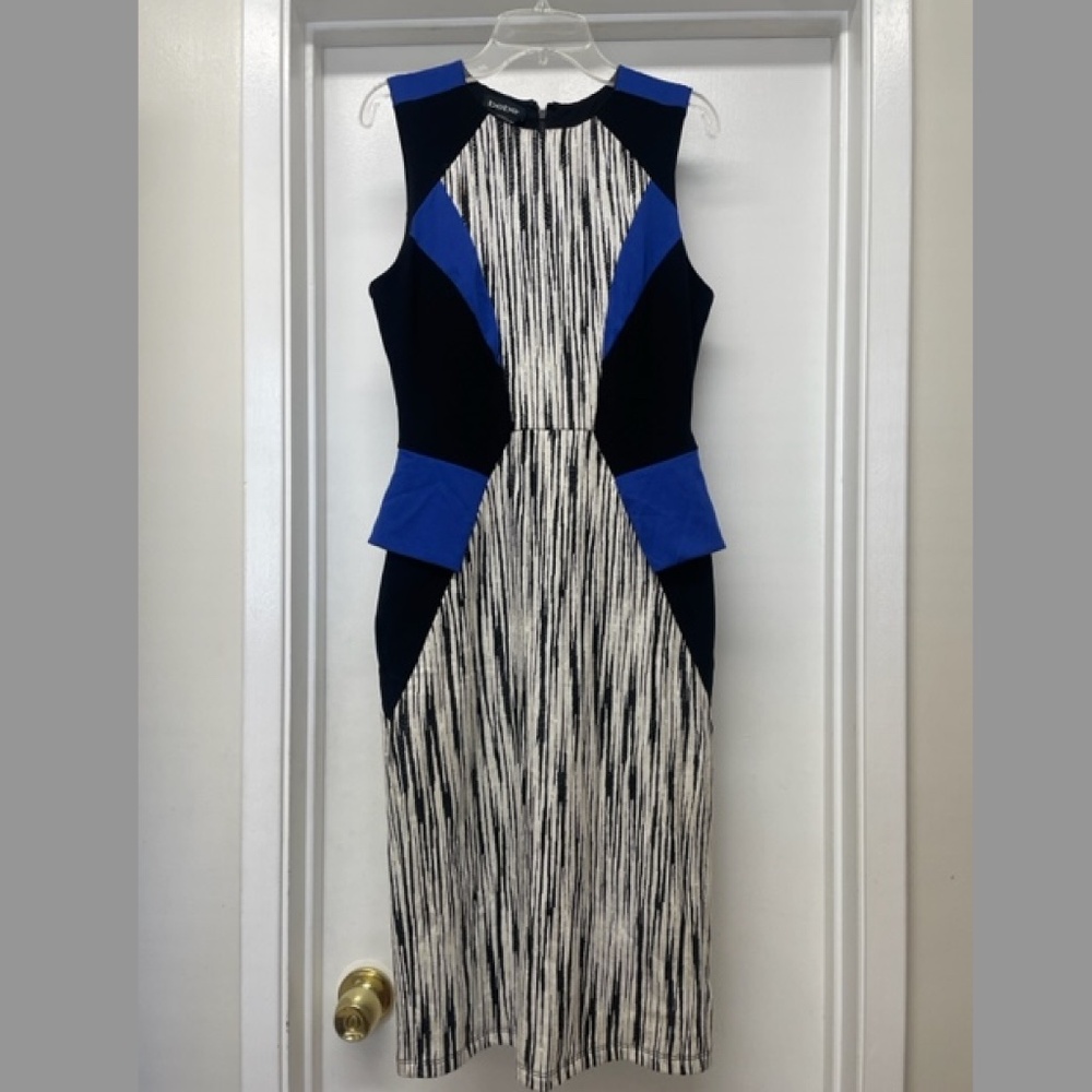 BEBE PEPLUM DRESS NEVER WORN EUC